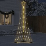 vidaXL LED-kerstboom 249cm Warm Wit - 55% Korting!