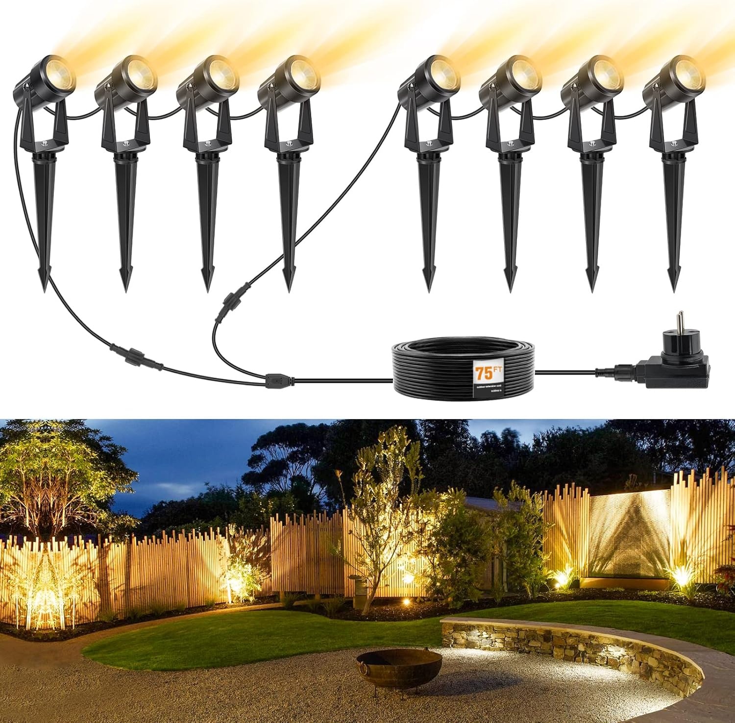 NIORSUN LED Tuinverlichting (6-pack) - Warm Wit - 30% Korting!