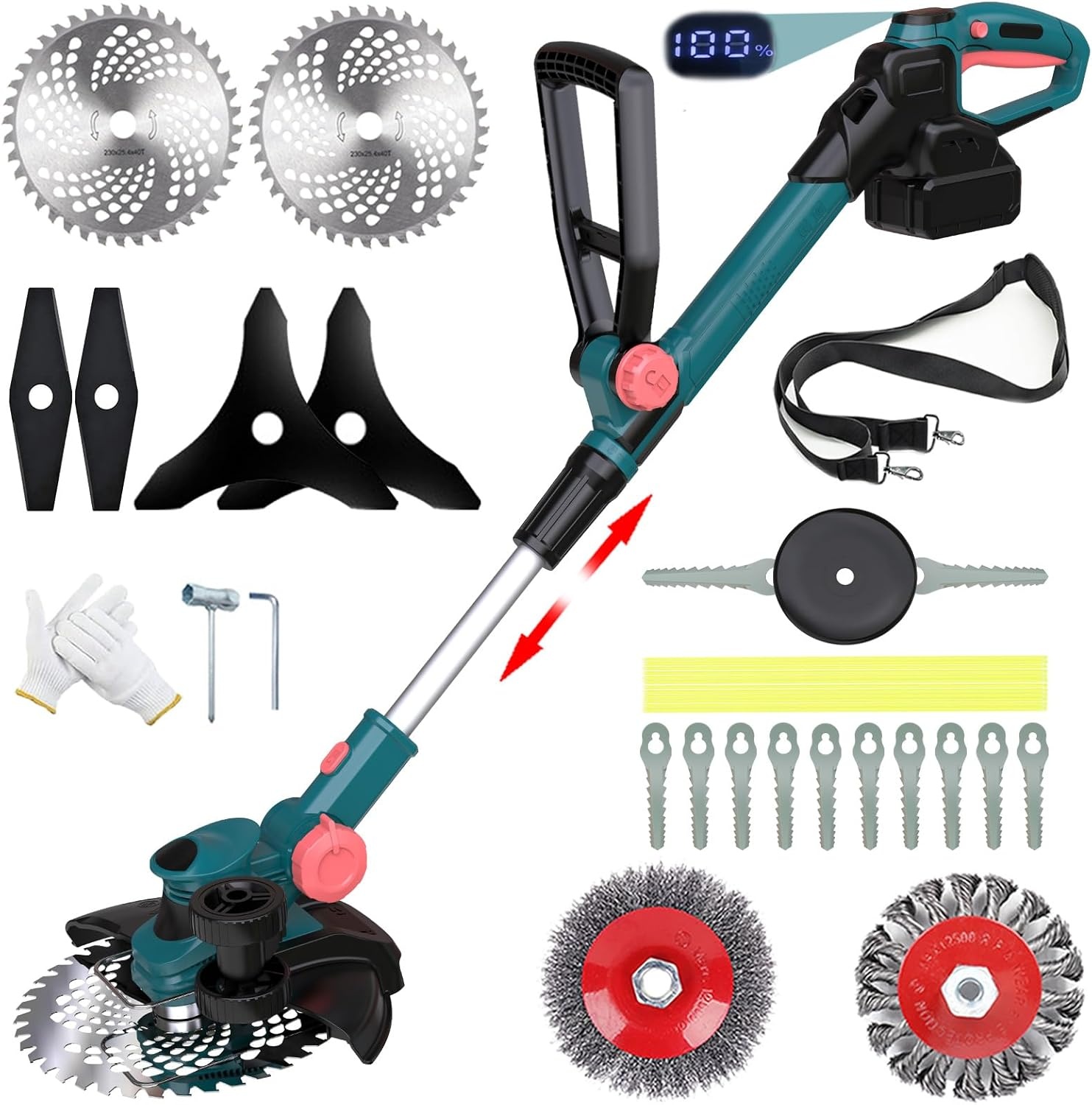 Cordless Grastrimmer 4-in-1 | Voor Makita Accu | 30% Korting