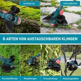 Cordless Grastrimmer 4-in-1 | Voor Makita Accu | 30% Korting