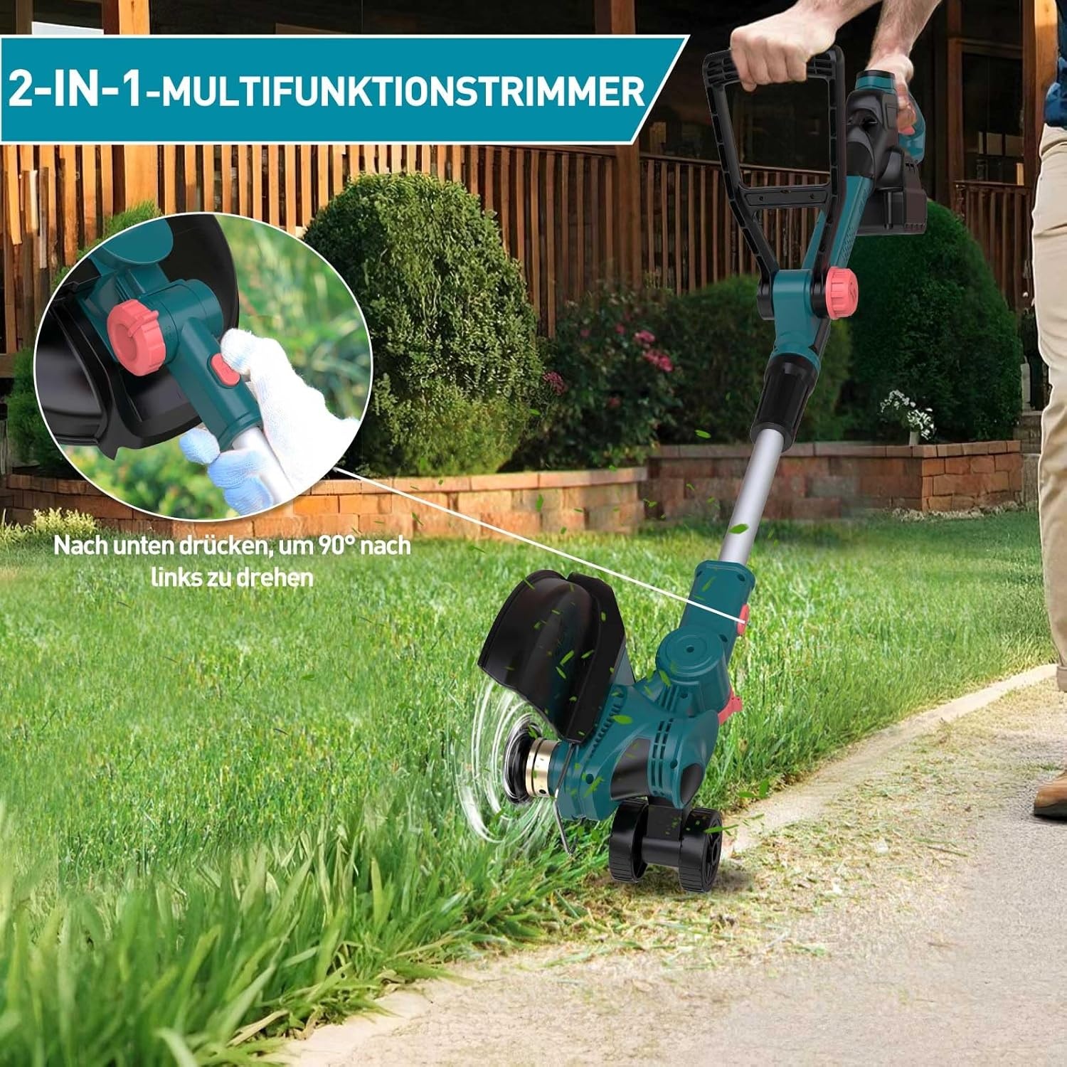 Cordless Grastrimmer 4-in-1 | Voor Makita Accu | 30% Korting