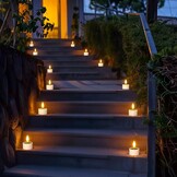 SoulBay Zonne-theelichtjes Buiten (6st) - Vlamloos & Waterdicht - 30% Korting