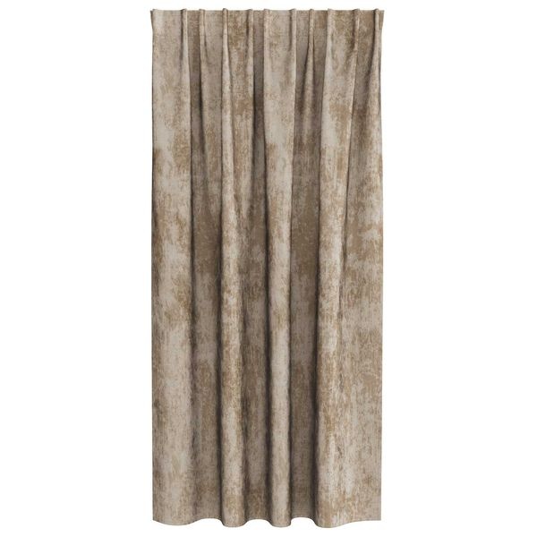 vidaXL Gordijn 2 stuks Champagne Fluweel - 175x140cm - 55% Korting!