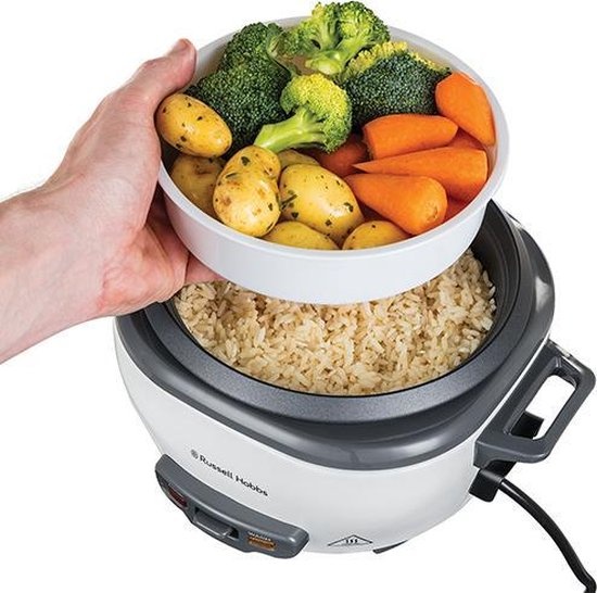 Russell Hobbs 27020-56 Rijstkoker - 3 porties - Wit - 42% Korting!