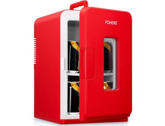 FOHERE 15L Mini Koelkast - Koel & Warm - 30% Korting!