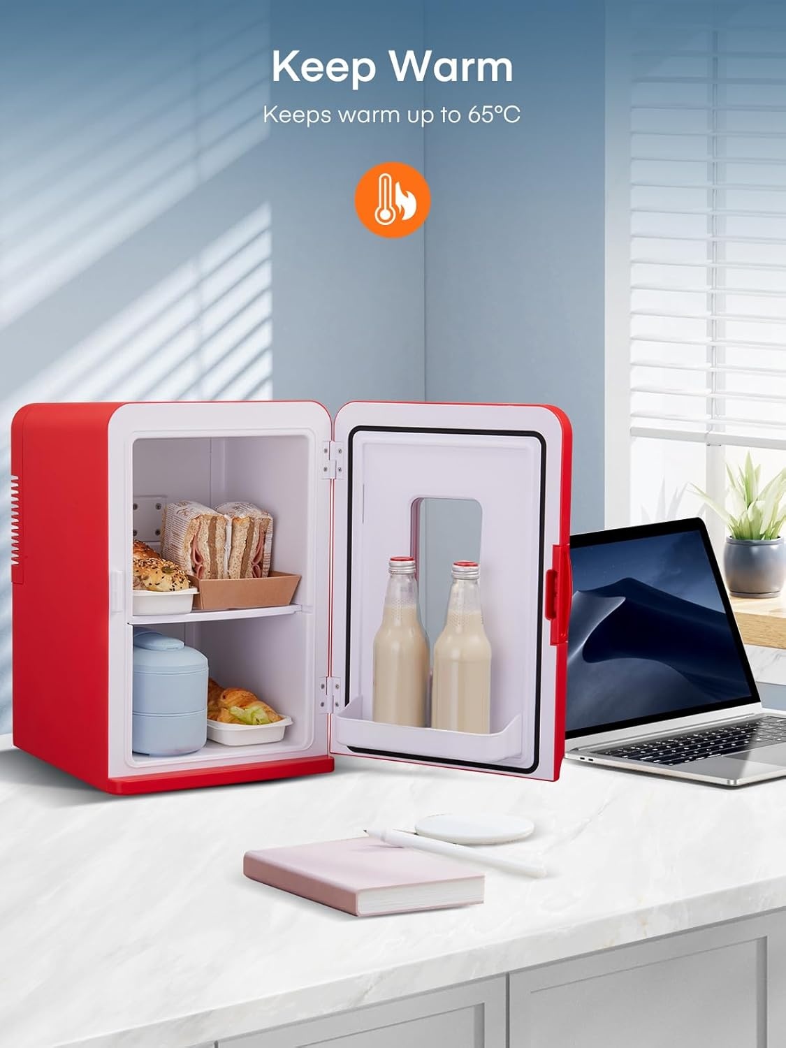 FOHERE 15L Mini Koelkast - Koel & Warm - 30% Korting!