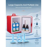 FOHERE 15L Mini Koelkast - Koel & Warm - 30% Korting!