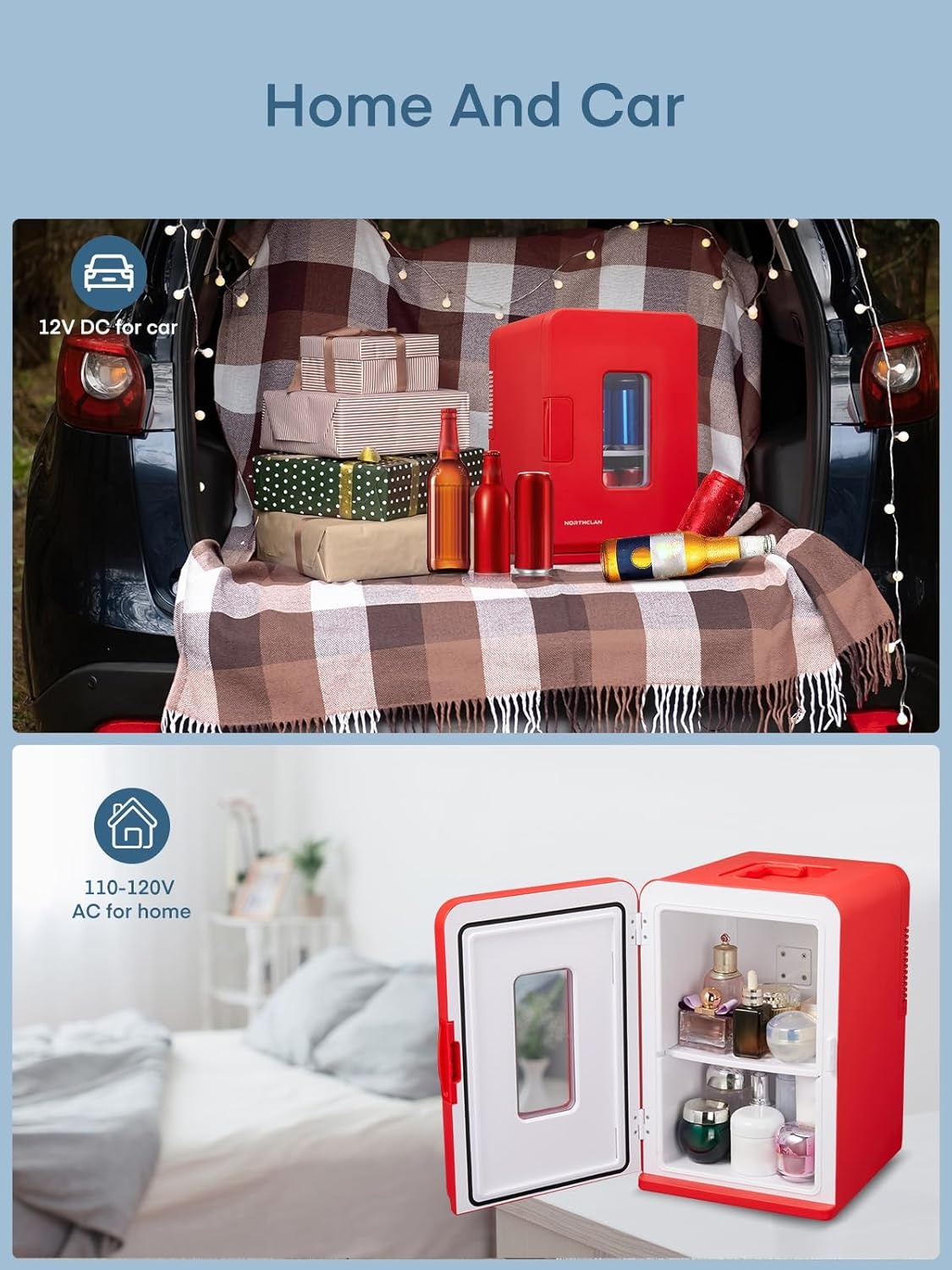 FOHERE 15L Mini Koelkast - Koel & Warm - 30% Korting!