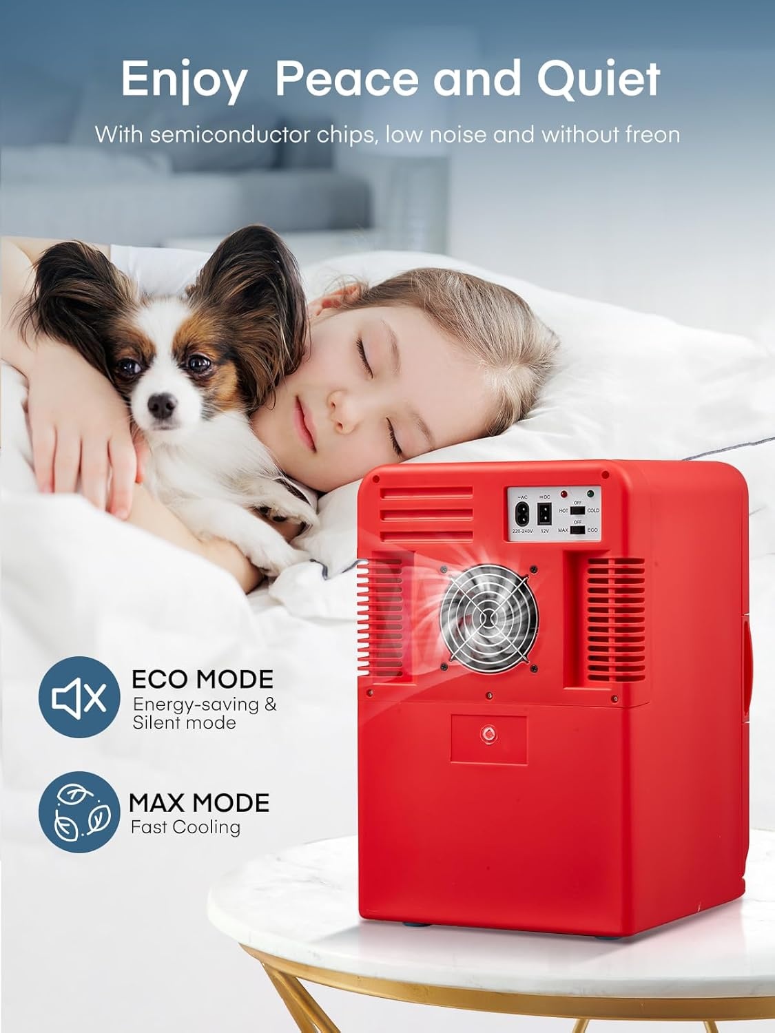 FOHERE 15L Mini Koelkast - Koel & Warm - 30% Korting!