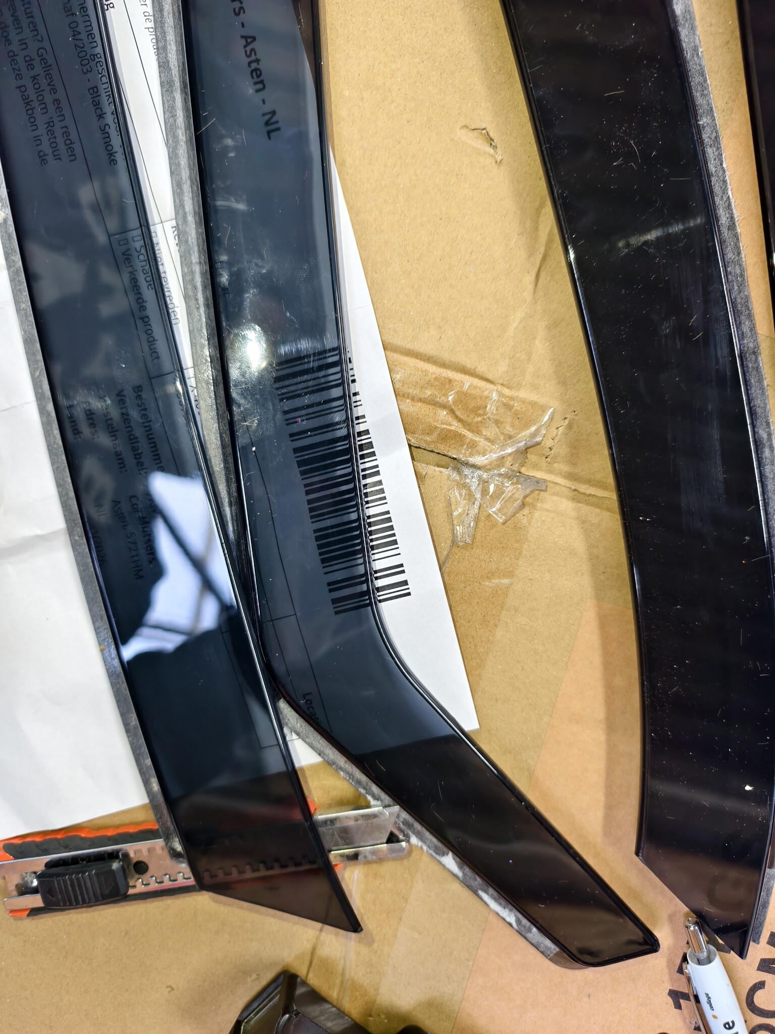 Zijwindschermen VW Bus T5 T6 (vanaf 03) - Zwarte Rook - 60% Korting