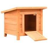 VidaXL Kattenhuis Massief Hout | 55% Korting