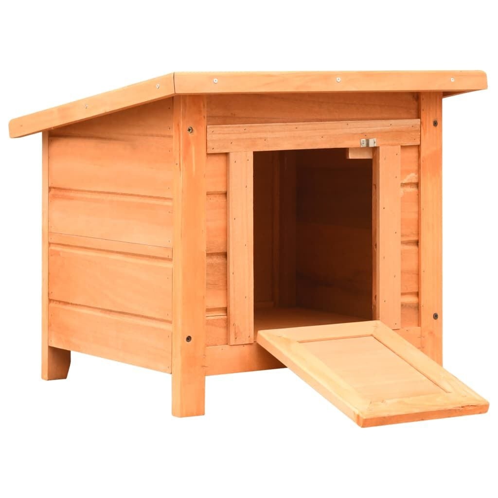 VidaXL Kattenhuis Massief Hout | 55% Korting