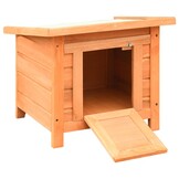 VidaXL Kattenhuis Massief Hout | 55% Korting
