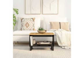 vidaXL Salontafel Massief Mangohout (60x50x40 cm) - 35% Korting!