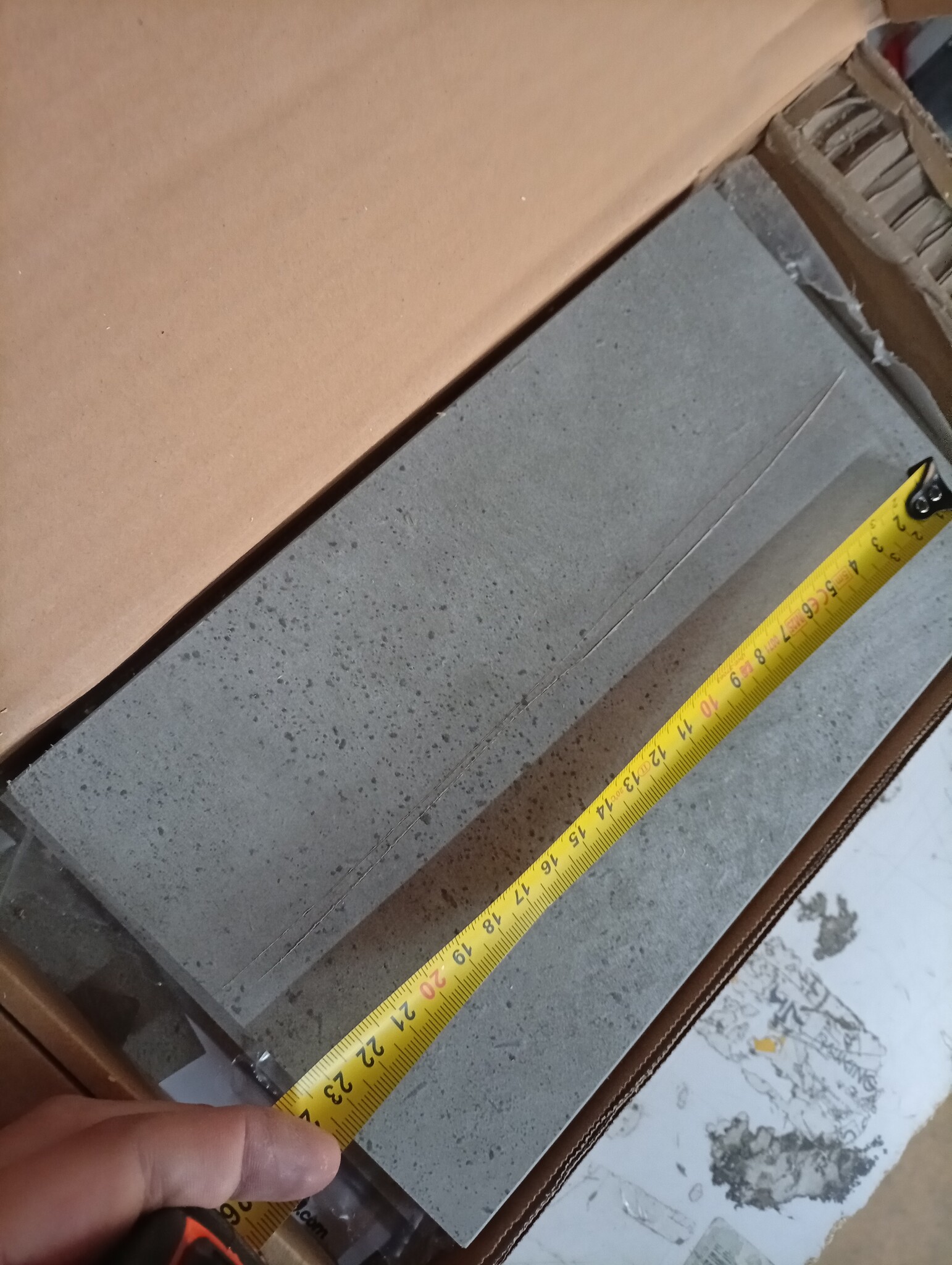 vidaXL Wandschap Betongrijs (104x15x49 cm) - 55% Korting!