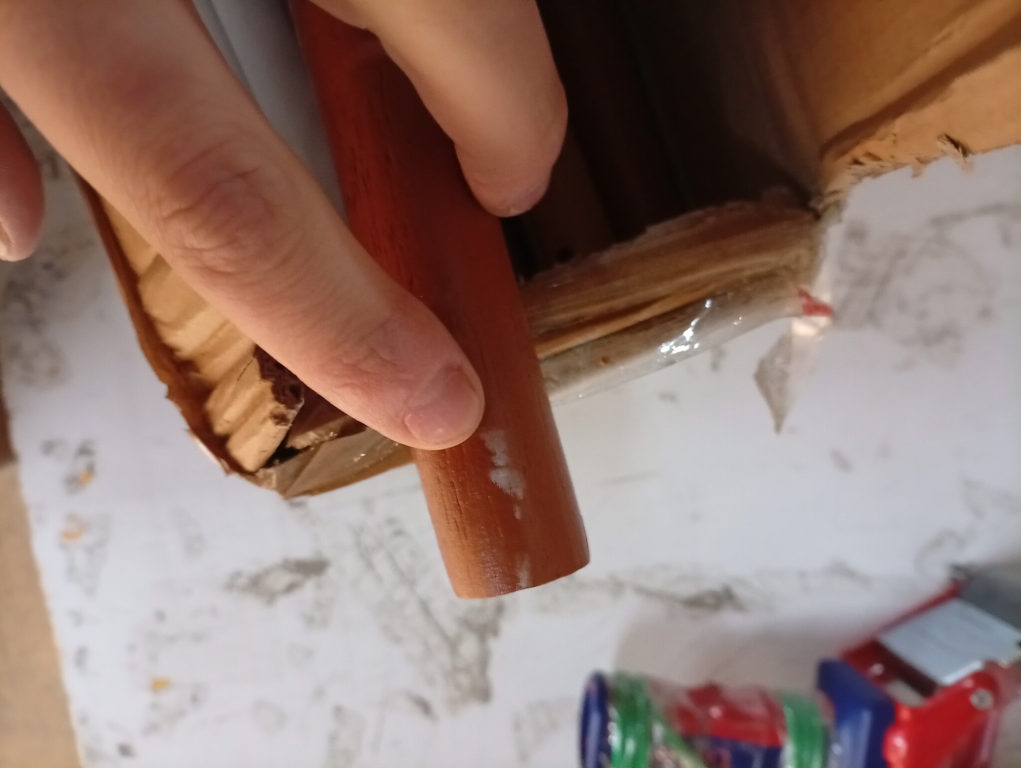 VidaXL Windscherm 5-panelen (60%) - Zandwit, 600x120 cm