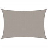 vidaXL Zonnezeil 4x5m HDPE Lichtgrijs - 60% Korting!