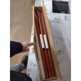 VidaXL Windscherm 5-panelen (60%) - Zandwit, 600x120 cm