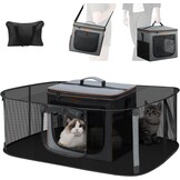 30% Korting: Uitbreidbare Hondentransporter (max 7kg) - Grijs