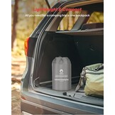 QPAU Camping Slaapmat - 4" dik, met Voetpomp - 30% Korting!