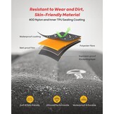 QPAU Camping Slaapmat - 4" dik, met Voetpomp - 30% Korting!