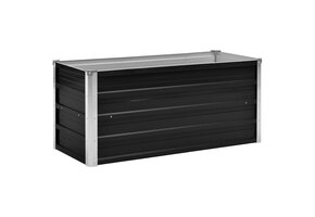 vidaXL Verhoogde Plantenbak 100x40x45cm Antraciet - Nu 60% Korting!