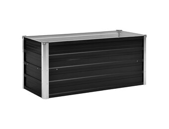 vidaXL Verhoogde Plantenbak 100x40x45cm Antraciet - Nu 60% Korting!