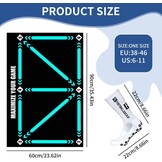 Voetbal Training Mat met Anti-Slip Socs - 60x90 cm | 30% Korting