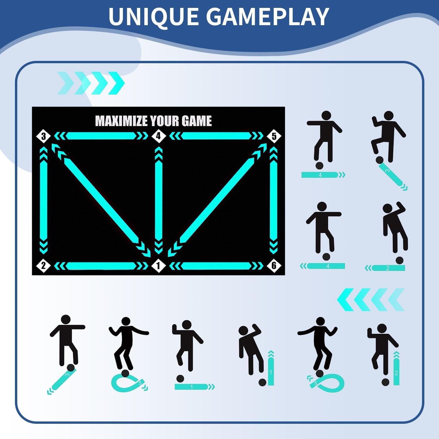 Voetbal Training Mat met Anti-Slip Socs - 60x90 cm | 30% Korting