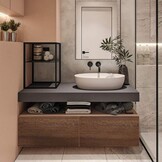 TOTIO Zelfklevende Folie Notenkorrel 60x500cm Mat - 30% Korting!