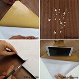 TOTIO Zelfklevende Folie Notenkorrel 60x500cm Mat - 30% Korting!