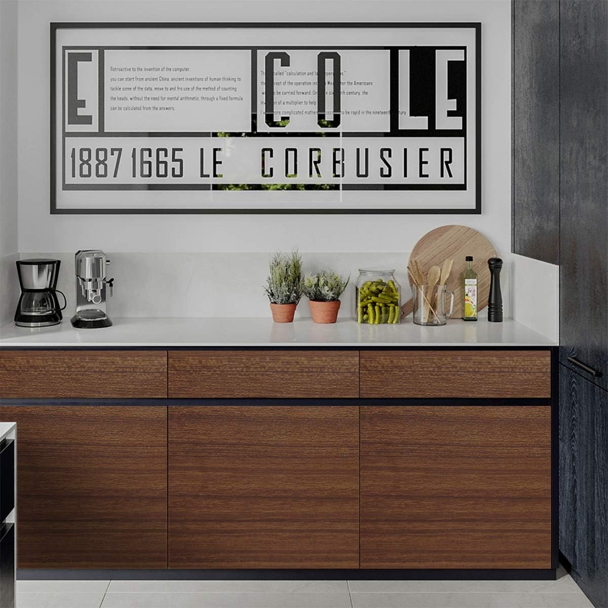 TOTIO Zelfklevende Folie Notenkorrel 60x500cm Mat - 30% Korting!