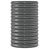 vidaXL Plantenbak 260x40x68 cm gepoedercoat staal antracietkleurig