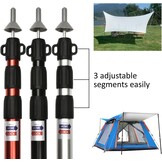 Tiandirenhe Telescoopstang voor tenten, luifelstangen, telescopische tentstangen, aluminium baldakijnsteun, telescoop, 95-234 cm, campingtentstokken, campingstangen voor dekzeilen, luifel, veranda