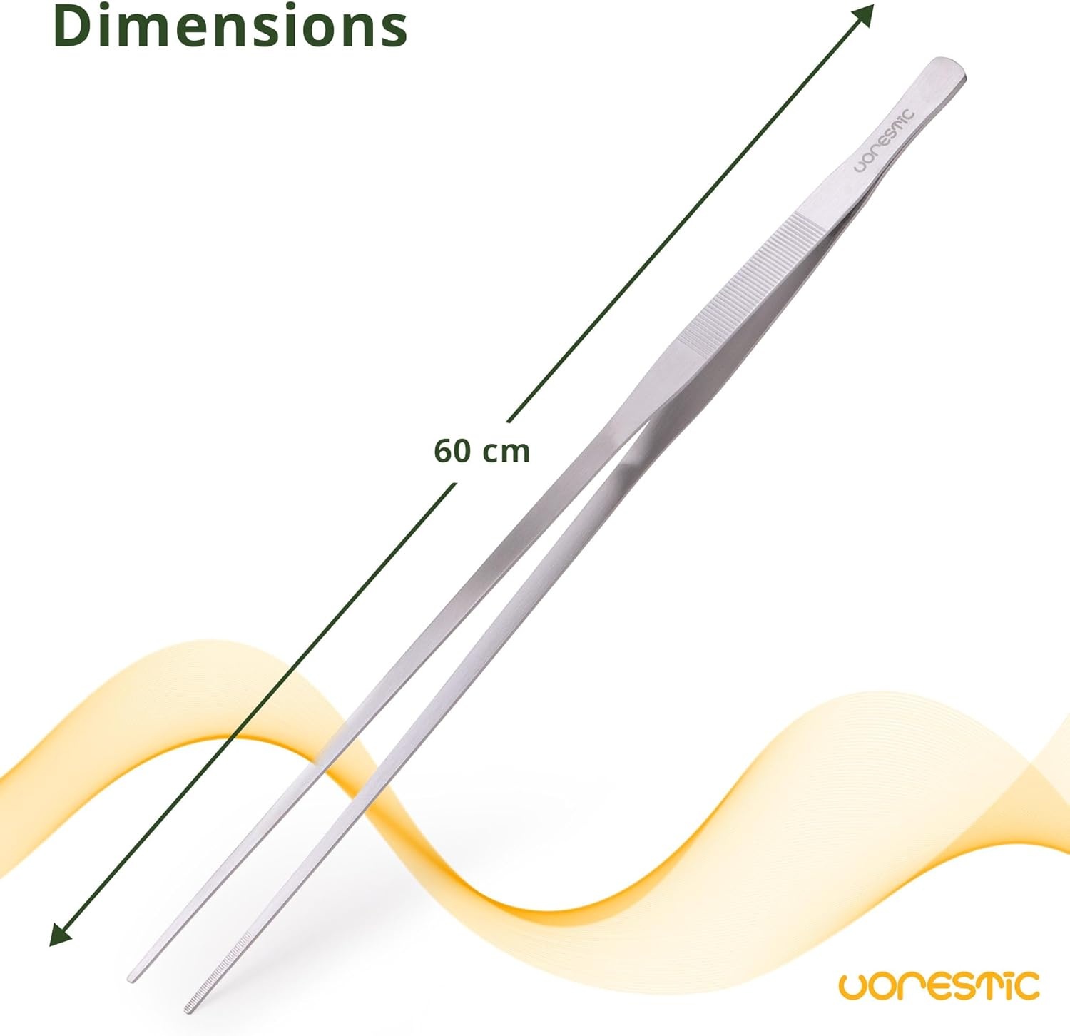 VORESTIC Aquarium Pincet, extra lang, 60 cm aquariumpincet, terrarium, aquascaping-pincet