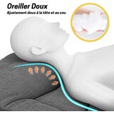 Opvouwbaar campingbed, robuust voor volwassenen, belastbaar tot 250 kg, voor outdoor, camping, reizen, thuis, enz. (grijs)