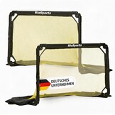 Voetbaldoel, opvouwbaar, voor tuin, kinderen, stabiel op alle oppervlakken, met draagtas, set van 2, nu kiezen