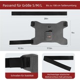 Verwarmde heupsteun voor verlichting van heuppijn, USB-aangedreven heupwrap, draagbaar