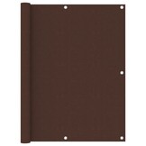 vidaXL Balkonscherm Bruin 120x300cm Oxford | 62% Korting!