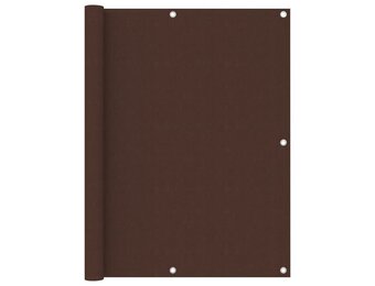 vidaXL Balkonscherm Bruin 120x300cm Oxford | 62% Korting!