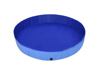 vidaXL Hondenzwembad inklapbaar 300x40 cm PVC blauw
