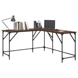 vidaXL L-vormig Bureau 149x149x75 cm (54% korting)