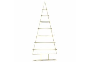 vidaXL Metalen Kerstboom Goud 210 cm (64% Korting)