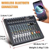 Depusheng FG8: 8-Kanal Audio Mixer met 30% Korting
