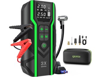 Starthulp Auto + Compressor - 6000A - 30% Korting