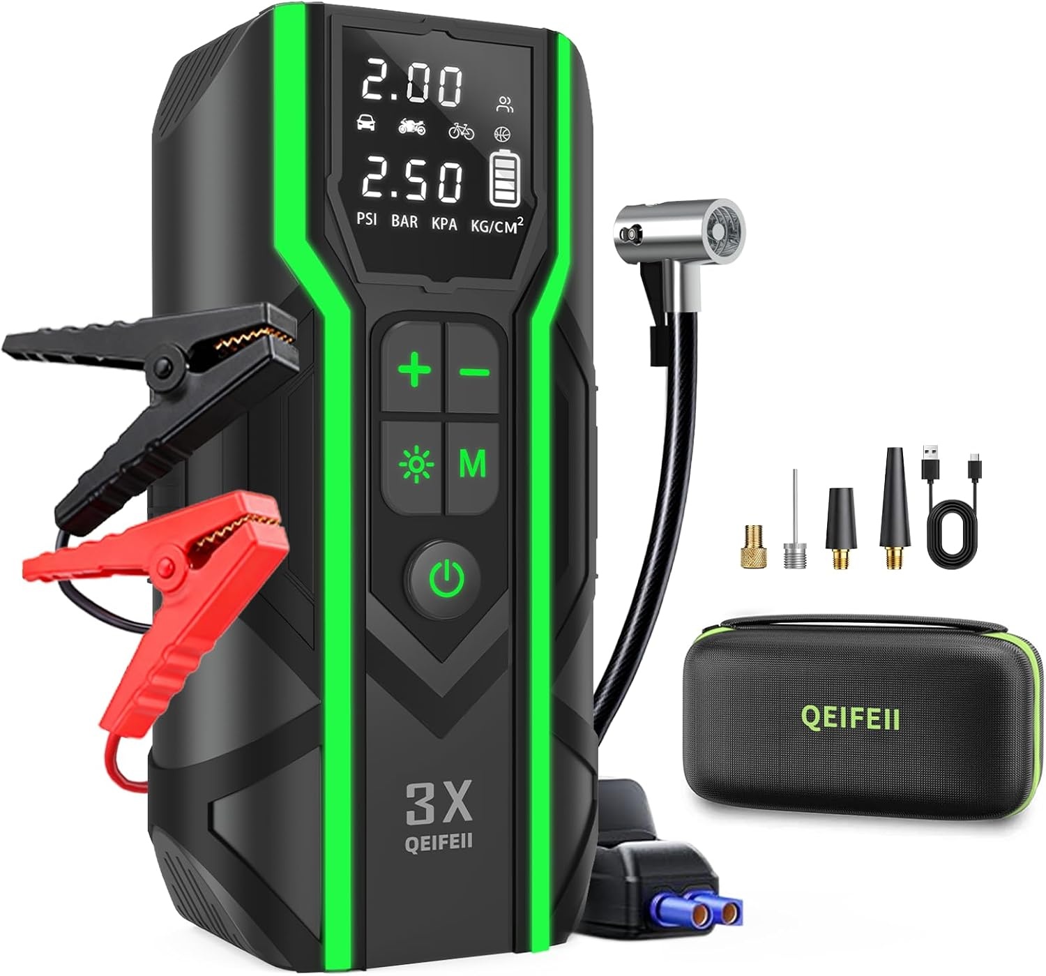 Starthulp Auto + Compressor - 6000A - 30% Korting