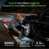 Starthulp Auto + Compressor - 6000A - 30% Korting