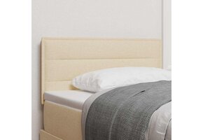 vidaXL Hoofdbord Crème 100 cm Stof - Nu met 62% Korting!