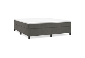 VidaXL Bedframe 180x200cm Fluweel Donkergrijs - Nu 35% Korting!