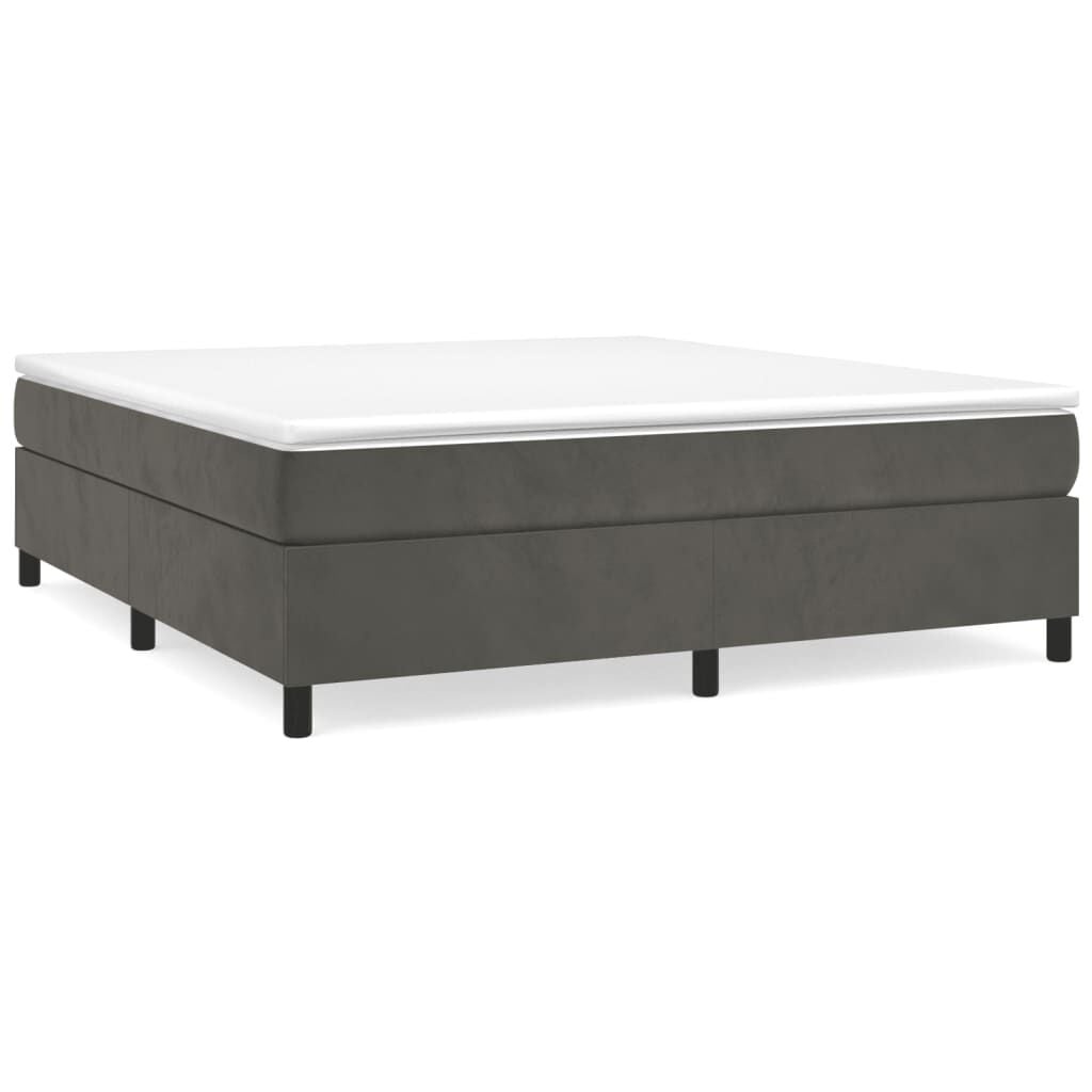 VidaXL Bedframe 180x200cm Fluweel Donkergrijs - Nu 35% Korting!